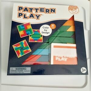 Pattern Play Colorful Wooden Puzzle Set